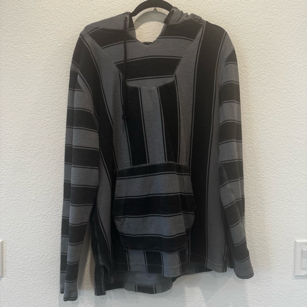Free State Baja Hoodie Striped Pullover Sweatshirt Men’s XL - Picture 1 of 3